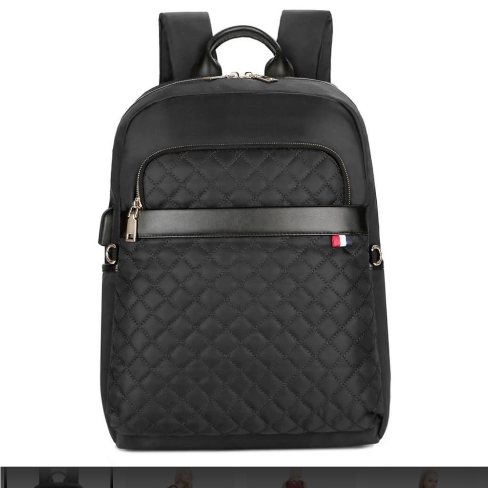 Black Quilted Women's Bag